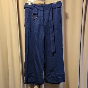 White House Black Market Deep Blue Wide-Leg Pants